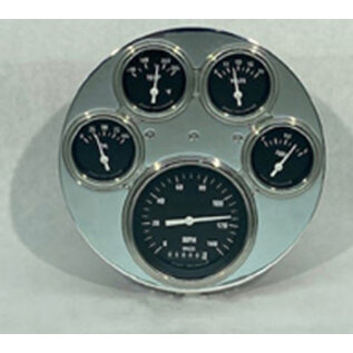 Phoenix Machine Works 49/50 Chevy Car - 5 Gauge - 3 3/8 & 2 1/16 Classic Instruments - 133C