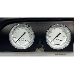 Phoenix Machine Works 51 /52 Chevy Car - 2 Gauge - 3 3/8 Classic Instruments - 140C