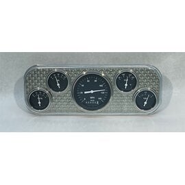 Phoenix Machine Works 37-38 Chevy - 5 Gauge - Engine Turned - 3 3/8 Classic Instruments - 121SS