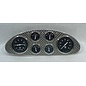 Phoenix Machine Works 33/35 Chevy Standard - 6 Gauge - Engine Turned Insert - 3 3/8 Classic Instruments - 125SS