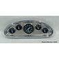 Phoenix Machine Works 33/35 Chevy Standard - 5 Gauge - Recessed Engine Turned - 3 3/8 Classic Instruments -126SS