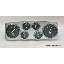 Phoenix Machine Works 35-39 Chevy Truck - 6 Gauge - 3 3/8 & 2 1/16 Classic Instruments - 179