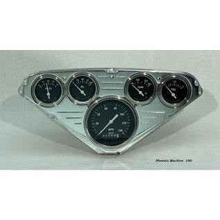 Phoenix Machine Works 55-59 Chevy Truck - 5 Gauge - 3 3/8 & 2 1/16 - Classic Instruments - 190C