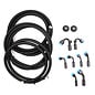 Pure Stealth Pure Stealth Black 8-Fitting Reduced Barrier Beadlock A/C Hose Kit w/o Drier