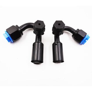 Pure Stealth Pure Stealth Black 8-Fitting Reduced Barrier Beadlock A/C Hose Kit w/o Drier