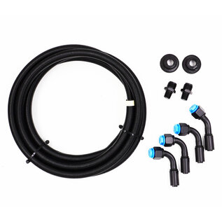 Pure Stealth Pure Stealth Black Universal Reduced Barrier Heater Hose Kit