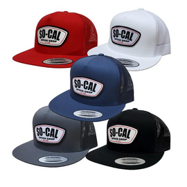 So-Cal Speed Shop SO-CAL Crest Trucker Hat - Gray