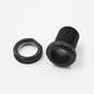 Pure Stealth Aluminum Pass Through Grommet with Lock Nut - Black