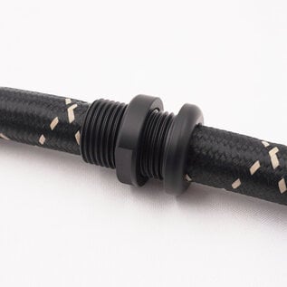 Pure Stealth Aluminum Pass Through Grommet with Lock Nut - Black
