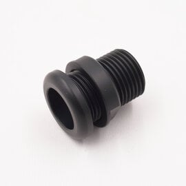 Pure Stealth Pure Stealth Aluminum Pass Through Grommet with Lock Nut - Black