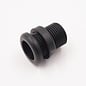 Pure Stealth Aluminum Pass Through Grommet with Lock Nut - Black