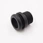 Pure Stealth Aluminum Pass Through Grommet with Lock Nut - Black