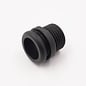 Pure Stealth Aluminum Pass Through Grommet with Lock Nut - Black