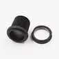 Pure Stealth Aluminum Pass Through Grommet with Lock Nut - Black