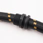Pure Stealth Aluminum Pass Through Grommet with Lock Nut - Black