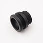 Pure Stealth Aluminum Pass Through Grommet with Lock Nut - Black