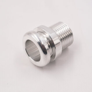 Pure Choice Motorsports Aluminum Pass Through Grommet with Lock Nut - Machined Aluminum