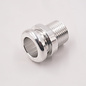Pure Choice Motorsports Aluminum Pass Through Grommet with Lock Nut - Machined Aluminum