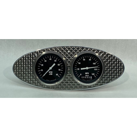 Phoenix Machine Works 32 Ford Car 3 3/8 quad engine turned inserts - 222SS