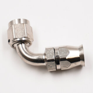 Pure Choice Motorsports Hose End: -6AN x 90° TFE Reusable (Steel) - 100-9006S