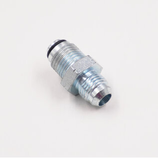 Pure Choice Motorsports Power Steering Adapter: Late GM Box, Rack Or Pump 16MM 1.5 With Viton O-Ring x -6 AN - (Steel) - (1 Fitting) - 11720