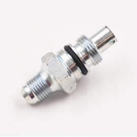 Pure Choice Motorsports Power Steering Flow Control Valve: -6 AN x 7/8" Hex - Low Flow - For Type II GM Pump - 2.1 GPM - 11726