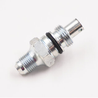 Pure Choice Motorsports Power Steering Flow Control Valve: -6 AN x 7/8" Hex - Low Flow - For Type II GM Pump - 2.1 GPM - 11726
