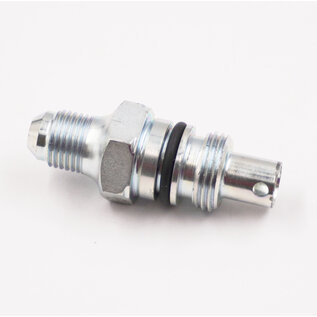 Pure Choice Motorsports Power Steering Flow Control Valve: -6 AN x 7/8" Hex - Low Flow - For Type II GM Pump - 2.1 GPM - 11726