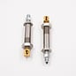 Pure Choice Motorsports 1 1/2" to 2" Stainless Steel Thru-Frame Conversion Kit With Brass 3/16 Female Inverted Flare Fittings - 2440