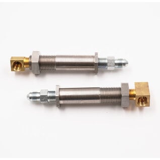 Pure Choice Motorsports 1 1/2" to 2" Stainless Steel Thru-Frame Conversion Kit With Brass 3/16 Female Inverted Flare Fittings - 2440