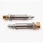 Pure Choice Motorsports 1 1/2" to 2" Stainless Steel Thru-Frame Conversion Kit With Brass 3/16 Female Inverted Flare Fittings - 2440