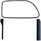 Vintique, Inc. 1937-39 Ford 5-Win & 4-Door Front Door Window Channel Kit - 78-45983-5W-4D