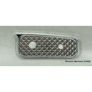Phoenix Machine Works 32 Ford Underdash Switch Panel - Engine Turned - 219SS