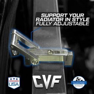 CVF Racing Adjustable Radiator Support Bracket (Radiator Thicknesses 1.5" - 2.5") -