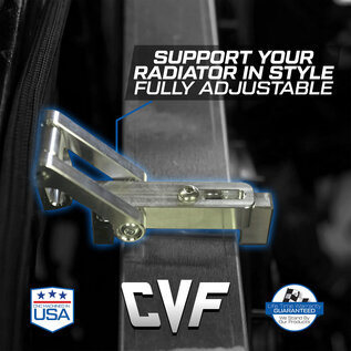 CVF Racing Adjustable Radiator Support Bracket (Radiator Thicknesses 2.5" - 3.5") -