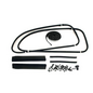 Vintique, Inc. 1935-36 Ford 5-Win & 4-Door Front Door Window Channel Kit - 48-45983-5W/4DB