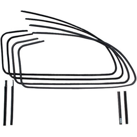Vintique, Inc. 1938 Ford Dlx 2D 39-40 Tudor Rear 1/4 Window Channel Kt - SS - 81A-56786-SS