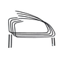 Vintique, Inc. 1946-48 Ford 2-Door Sedan Rear 1/4 Window Channel Kit - 51A-56786