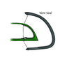 Vintique, Inc. 1941 - 48 Ford Vent Window Seal - 11A-7021448-PR