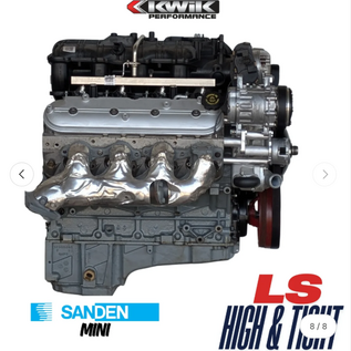 Kwik Performance Compact AC Bracket for Truck/LS3 Camaro Balancer - SD7B10 Compressor- K10780