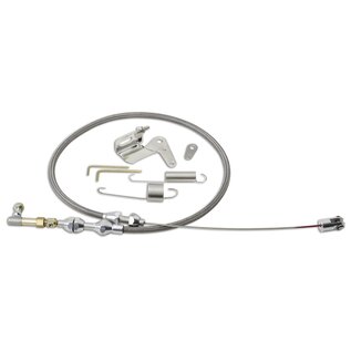 Lokar Duo-Pak Throttle Cable Kits - Stainless Housing w/ Stainless Hardware