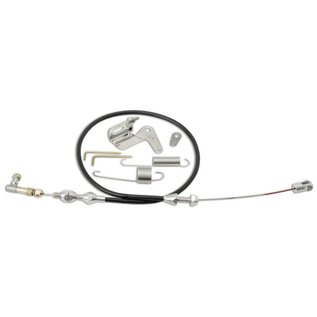 Lokar Duo-Pak Throttle Cable Kits - Black Housing w/ Stainless Hardware