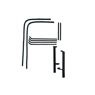 Vintique, Inc. 1940 Ford Coupe Sed Del 4-Door Front Door Window Channel Kit - 01A-45983-5W-4D