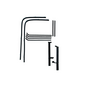 Vintique, Inc. 1940 Ford Coupe Sed Del 4-Door Front Door Window Channel Kit - 01A-45983-5W-4D