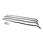 Vintique, Inc. 1942-47 Ford Pickup Door Glass Anti Door Rattler Kit - 21C-8121452-SET