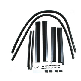 Vintique, Inc. 1934 Ford 5W Coupe Door Window Channel Kit w/center mounted handles - 40-45983-5WC