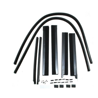 Vintique, Inc. 1934 Ford 5W Coupe Door Window Channel Kit w/center mounted handles - 40-45983-5WC