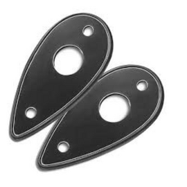 Vintique, Inc. 1938-39 Ford Pickup Truck Rubber Headlight Bar Pads - 81A-13130