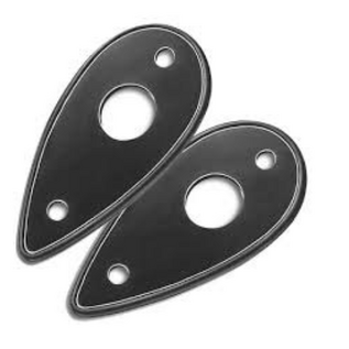 Vintique, Inc. 1938-39 Ford Pickup Truck Rubber Headlight Bar Pads - 81A-13130