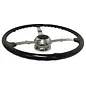 Limeworks Speed Shop 1935-37 Style 16" Banjo Steering Wheel Kit, Black Horn Cap - ST3026BLK3B
